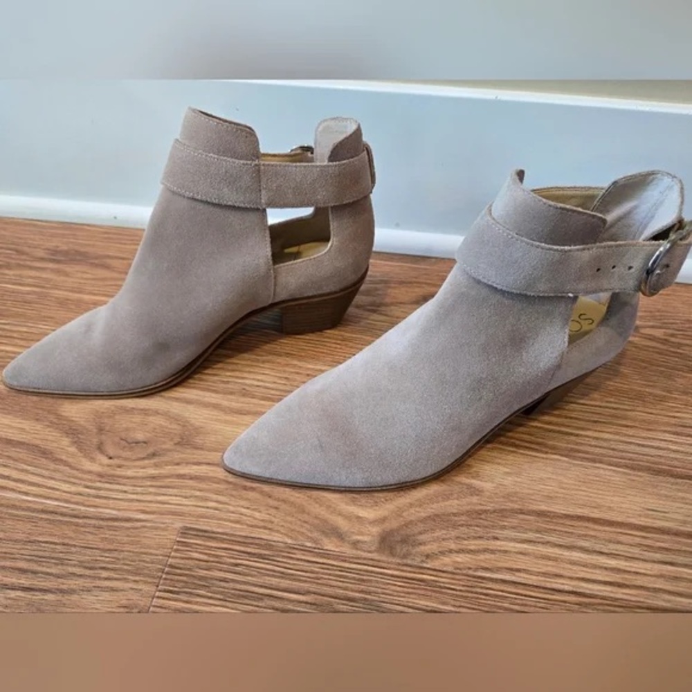 Sole Society Taupe Ankle Booties